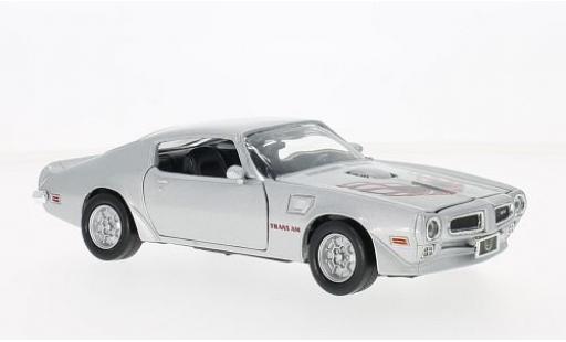 Pontiac Firebird 1/24 Motormax Trans grise 1:24 miniature