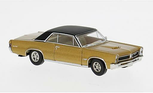 Pontiac GTO 1/87 Brekina Coupe gold/noire 1965 1:87 miniature