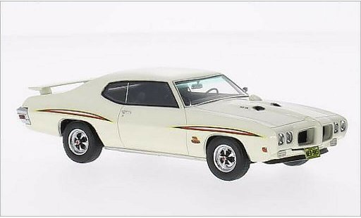 Pontiac GTO The Judge 1/43 Neo blanche 1970 miniature