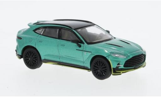 Miniature Aston Martin DBX 1/64 Pop Race metallise verte 1:64 Aston Martin DBX 1/64 Pop Race metallise verte 1:64 miniature