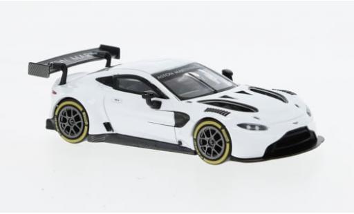 Miniature Aston Martin Vantage 1/64 Pop Race GT3 blanche 1:64 Aston Martin Vantage 1/64 Pop Race GT3 blanche 1:64 miniature