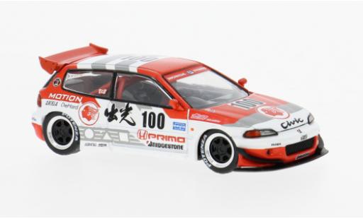 Honda Civic 1/64 Pop Race EG6 v1.5 #100 1:64 miniature