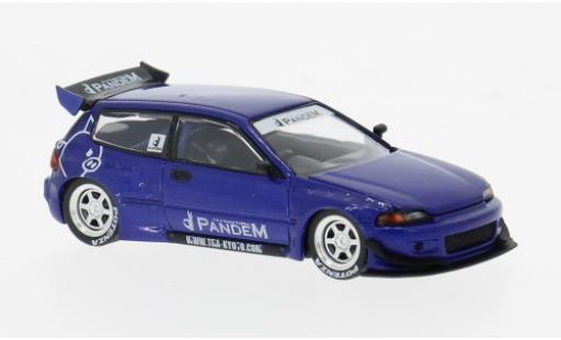 Miniature Honda Civic 1/64 Pop Race (EG6) v1.5 PANDEM bleue 1:64 Honda Civic 1/64 Pop Race (EG6) v1.5 PANDEM bleue 1:64 miniature