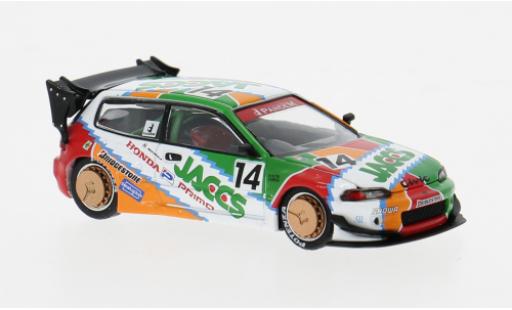 Miniature Honda Civic 1/64 Pop Race EG6 v1.5 blanche/Dekor 1:64 Honda Civic 1/64 Pop Race EG6 v1.5 blanche/Dekor 1:64 miniature