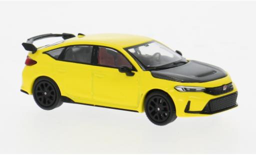 Miniature Honda Civic 1/64 Pop Race Type R FL5 jaune 1:64 Honda Civic 1/64 Pop Race Type R FL5 jaune 1:64 miniature