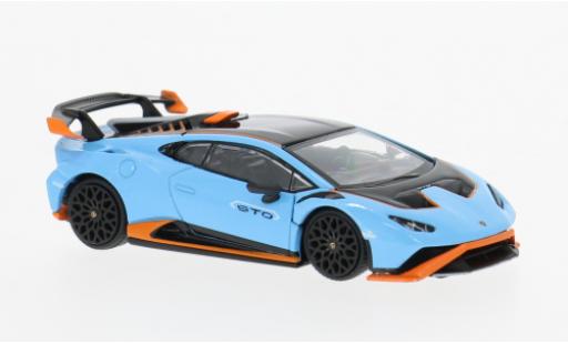 Miniature Lamborghini Huracan 1/64 Pop Race STO bleue/orange 1:64 Lamborghini Huracan 1/64 Pop Race STO bleue/orange 1:64 miniature