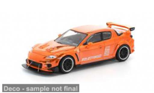 Miniature Mazda RX8 1/64 Pop Race Re-Amemiya orange 1:64 Mazda RX8 1/64 Pop Race Re-Amemiya orange 1:64 miniature