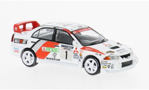 Mitsubishi Lancer 1/64 Pop Race Evo IV Rally Catalunya 1997 Ralliart #1 1:64 miniature