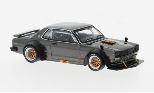 Miniature Nissan Skyline 1/64 Pop Race GT-R V8 Drift (Hakosuka) marron 1:64 Nissan Skyline 1/64 Pop Race GT-R V8 Drift (Hakosuka) marron 1:64 miniature