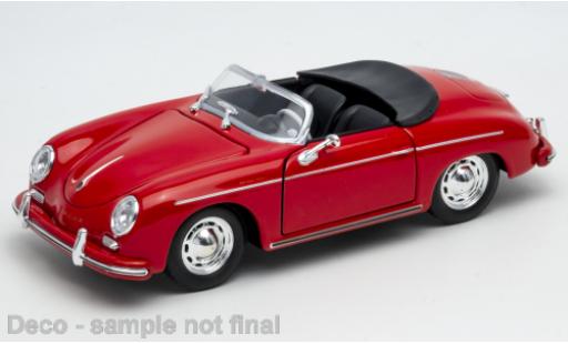 Porsche 356 1/24 Welly A Speedster rouge 1:24 miniature