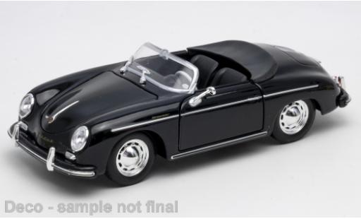 Porsche 356 1/24 Welly A Speedster noire 1:24 miniature