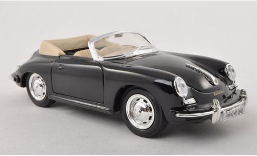 Miniature Porsche 356 1/24 Welly B Cabriole noire 1:24 Porsche 356 1/24 Welly B Cabriole noire 1:24 miniature