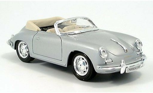 Porsche 356 B B 1/24 Welly Cabriolet grise miniature