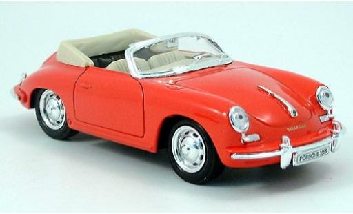 Miniature Porsche 356 1/24 Welly B rouge 1:24 Porsche 356 1/24 Welly B rouge 1:24 miniature