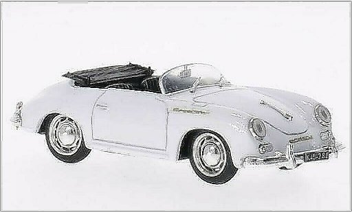 Porsche 356 Speedster 1/43 Brumm blanche 1950 miniature