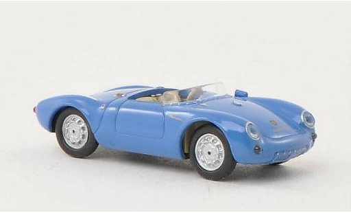 Porsche 550 1953 1/87 Busch Spyder bleu/blanche miniature