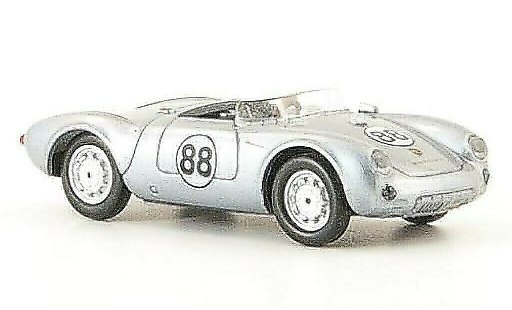 Porsche 550 1953 1/87 Ricko Spyder No.88 grise miniature