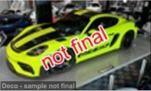 Porsche Cayman GT4 1/43 Solido 718 RS verte/noire 1:43