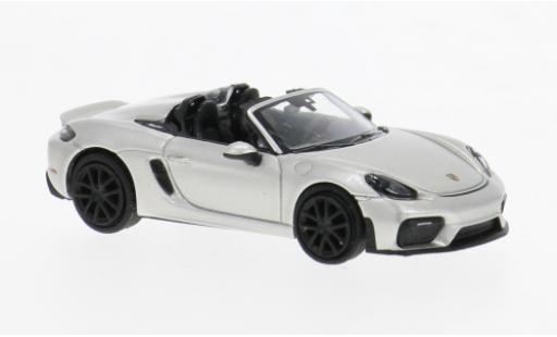 Porsche 718 1/87 Minichamps Spyder (981) grise 2019 1:87 miniature