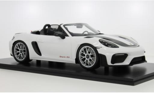 Porsche 718 1/12 Schuco Spyder RS blanche/noire 2023 1:12 miniature
