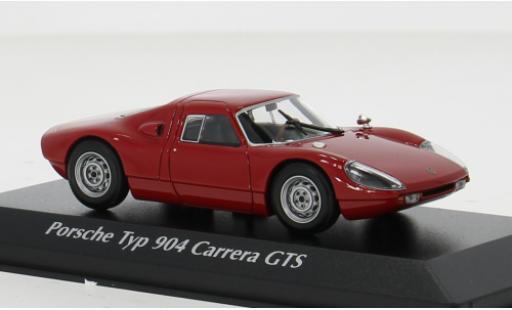 Miniature Porsche 904 1/43 Maxichamps rouge 1:43 Porsche 904 1/43 Maxichamps rouge 1:43 miniature