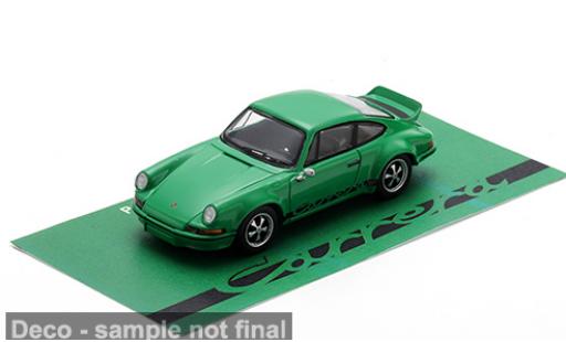Porsche 911 1/64 Spark 2.8 RSR verte/noire 1973 1:64 miniature