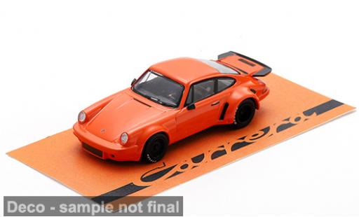 Porsche 930 RSR 1/64 Spark 911 3.0 orange/noire 1974 1:64 miniature