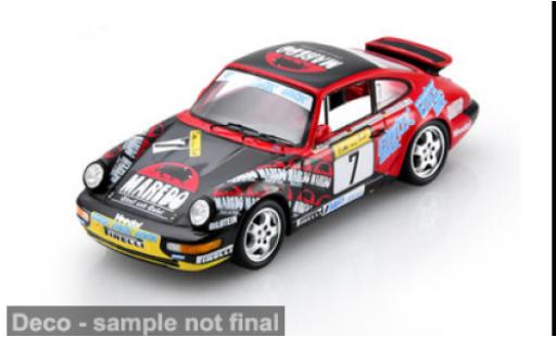 Porsche 964 RS 1/43 Spark 911  Carrera Dekor 24h N&Atilde;&frac14;rburgring 1992 #7 W.R&Atilde;&para;hrl/A.Bovensiepen 1:43 miniature