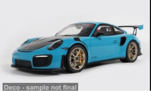 Porsche 991 GT2 RS 1/12 GT Spirit 911 (.2) bleue/noire 2018 1:12 miniature