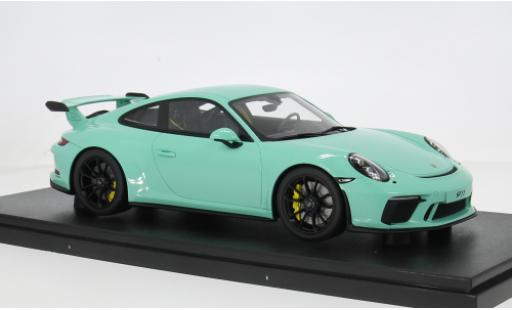 Porsche 991 GT3 1/18 GT Spirit 911 (.2) verte 2018 1:18 miniature
