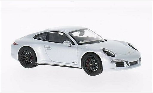 Porsche 911 GTS 1/43 Schuco Carrera 4 grise miniature