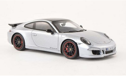 Porsche 911 S 1/43 Spark Carrera Exclusive grise miniature