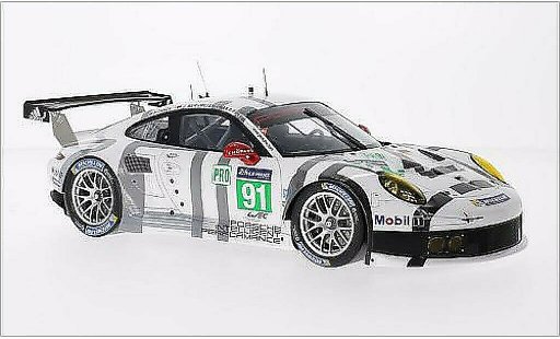 Porsche 911 R 1/18 Spark No.91 Team Manthey 24h Le Mans 2014 /N.Tandy miniature