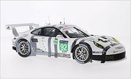 Porsche 911 R 1/18 Spark No.92 Team Manthey Le Mans 2014 miniature