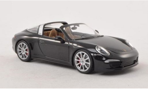 Porsche 911 Targa 1/43 Minichamps 4S noire miniature