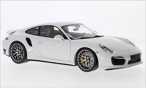 Porsche 911 Turbo S 1/18 Minichamps blanche 2013 miniature