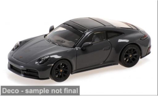 Porsche 992 1/64 Minichamps 911 (.2) Carrera grise 2025 1:64 miniature