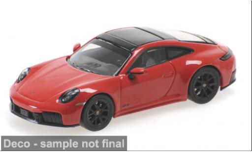 Porsche 992 GTS 1/64 Minichamps 911 (.2) Carrera rouge 2025 1:64