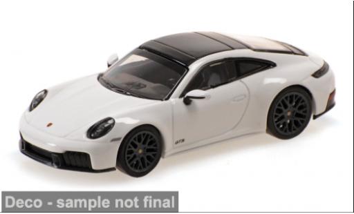 Porsche 992 GTS 1/64 Minichamps 911 (.2) Carrera blanche 2025 1:64 miniature