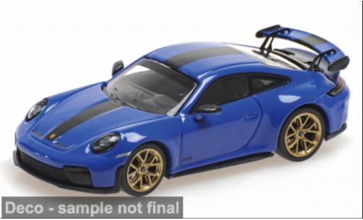 Porsche 992 GT3 1/64 Minichamps 911 (.2) bleue 2025 1:64 miniature