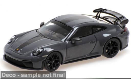 Porsche 992 GT3 1/64 Minichamps 911 (.2) grise 2025 1:64