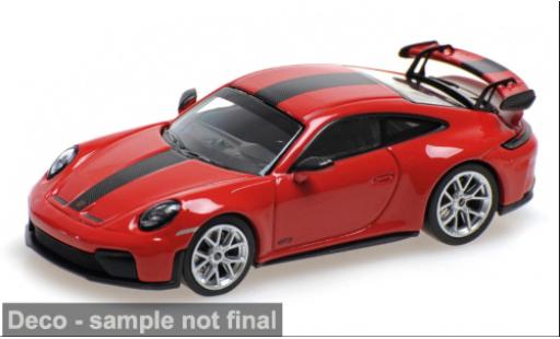 Porsche 992 GT3 1/64 Minichamps 911 (.2) rouge 2025 1:64