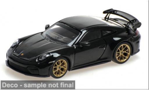 Porsche 992 GT3 1/64 Minichamps 911 (.2) noire 2025 1:64 miniature