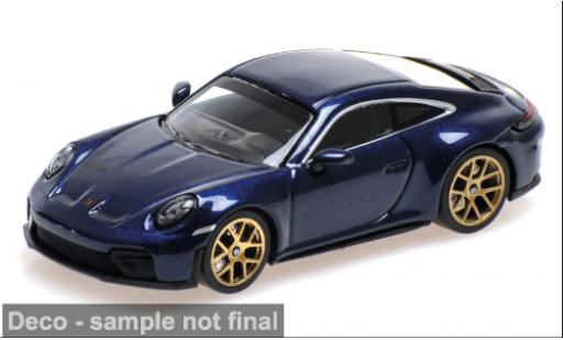 Porsche 992 GT3 1/64 Minichamps 911 (.2) Touring bleue 2025 1:64 miniature