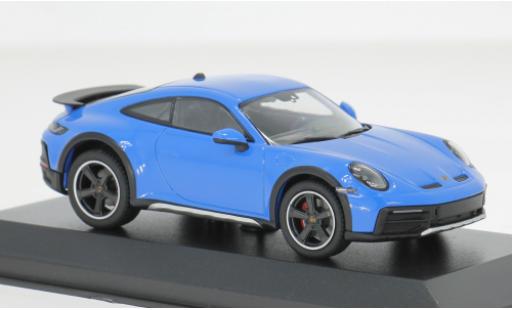 Porsche 992 1/43 Minichamps 911  Dakar bleue 2022 1:43 miniature