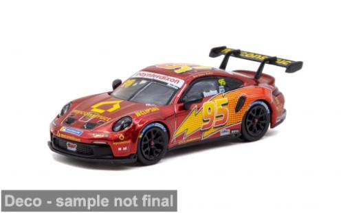 Porsche 992 GT3 1/64 Tarmac Works 911  Carrera Cup Australia 2025 #95 B.Boulton 1:64 miniature