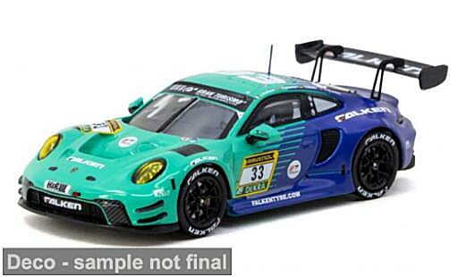 Porsche 992 GT3 R 1/64 Tarmac Works 911  24h N&Atilde;&frac14;rburgring 2024 #33 J.Andlauer 1:64 miniature