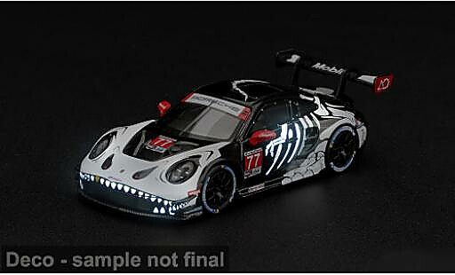 Porsche 992 GT3 R 1/64 Mini GT 911  IMSA Petit Le Mans 2026 AO Racing Skeleton Rexy #77 1:64 miniature