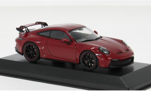 Porsche 992 GT3 1/43 Minichamps 911  rouge 2020 1:43 miniature