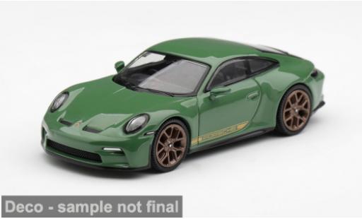 Miniature Porsche 992 GT3 R 911  S verte 2022 1/64 Mini GT